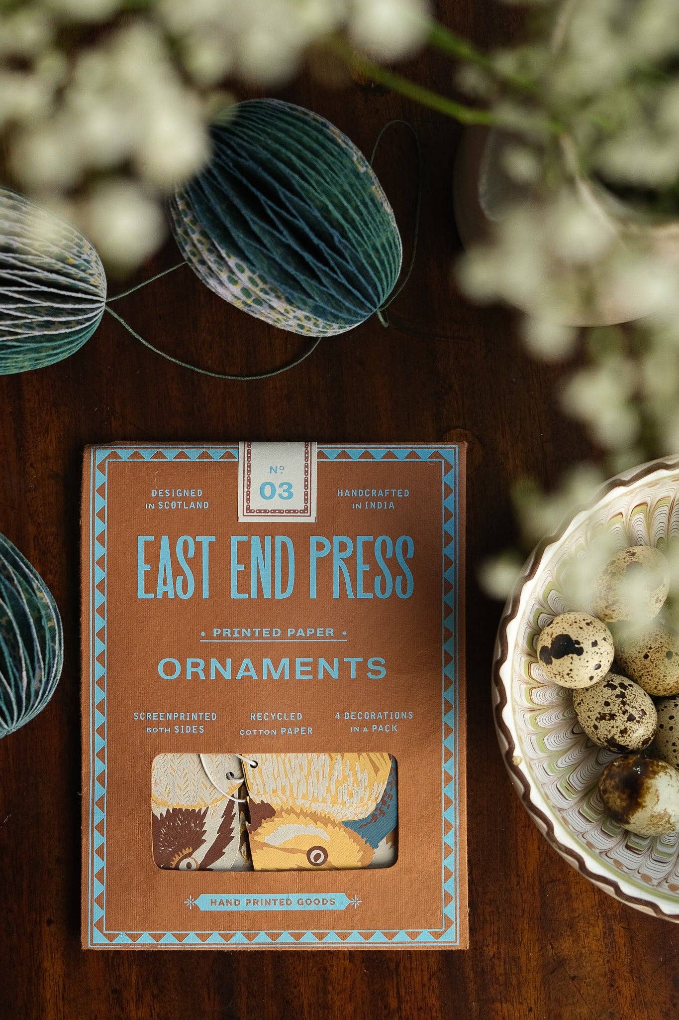 British Birds Paper Ornaments