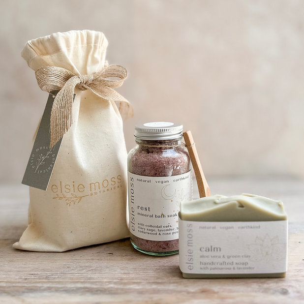 Mineral Bath Salts & Soap Bar Gift Set