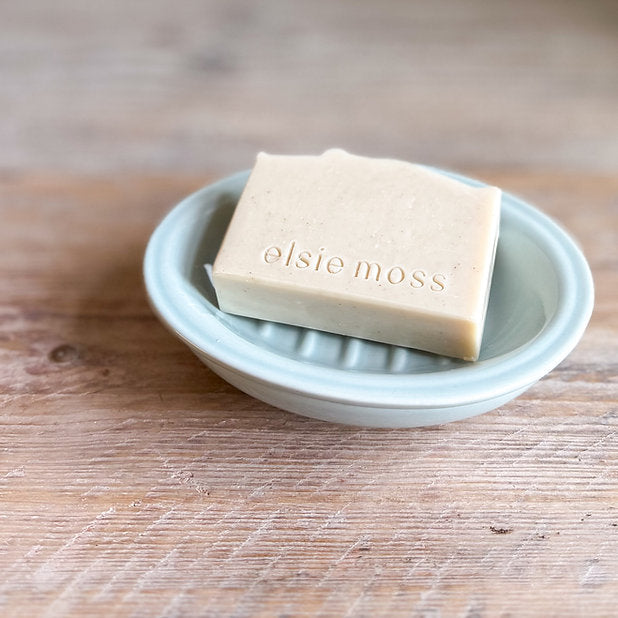 Ceramic Soap Dish with Drip Tray
