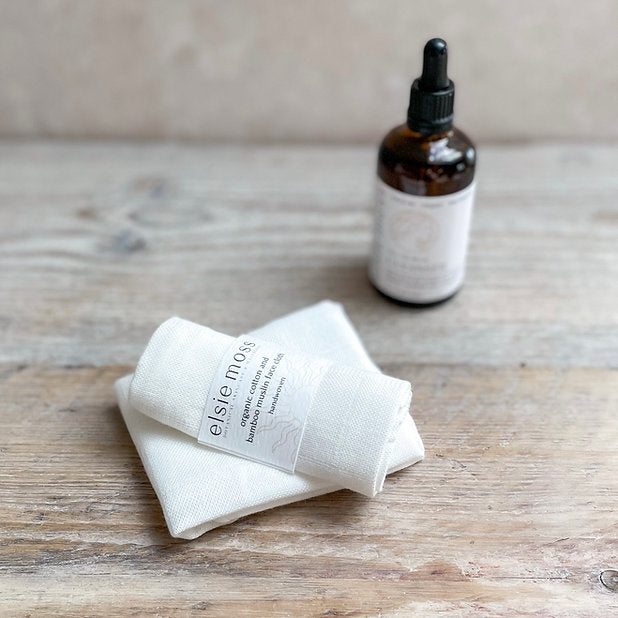 Organic Cotton Muslin Face Cloth