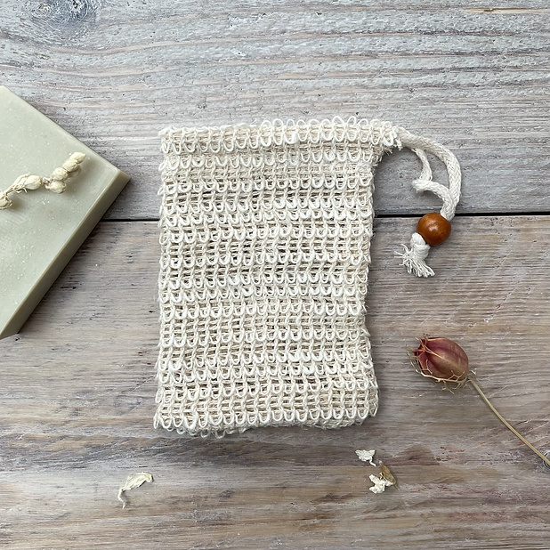 Natural Sisal Soap Pouch
