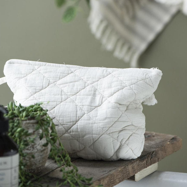 Quilted Toiletry Bag