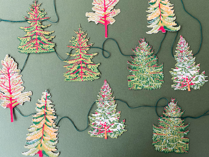 Forest Sewn Garland
