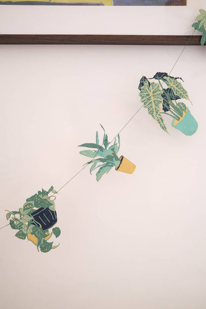 Houseplants Sewn Garland