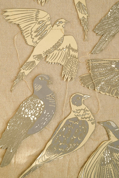 Turtle Doves Sewn Garland