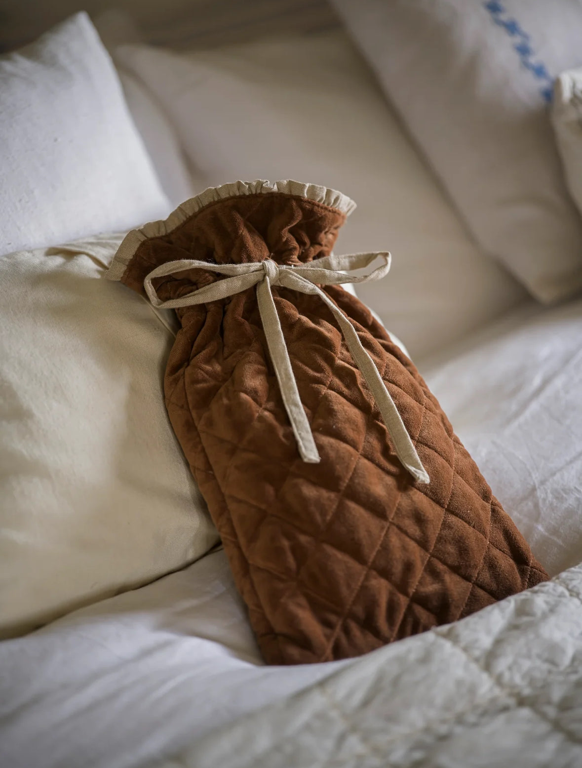 Cotton Velvet Hot Water Bottle