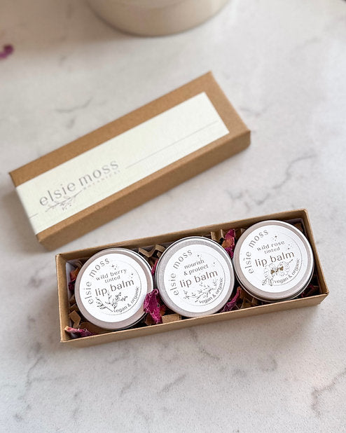 Organic Lip Balm Gift Set