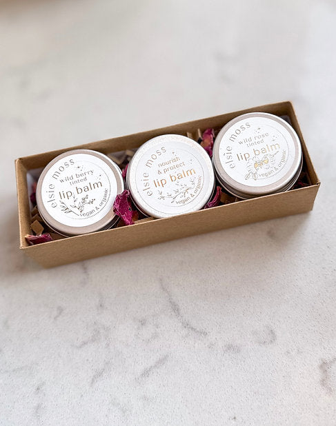 Organic Lip Balm Gift Set