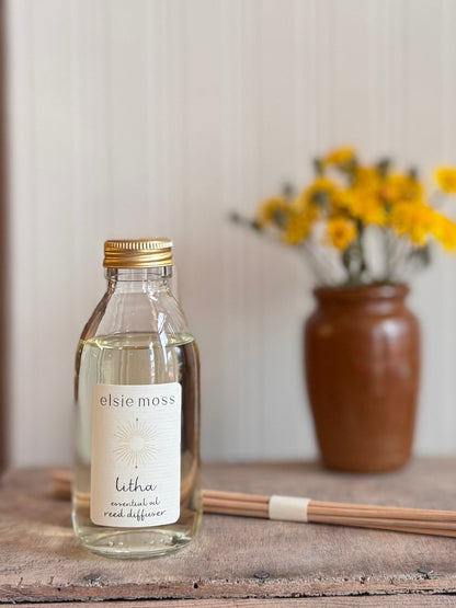 Glass diffuser bottle with &