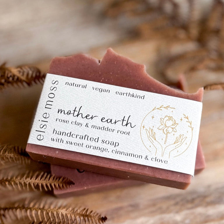 Handcrafted soap bar with &