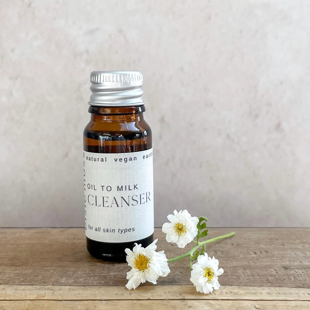 Oil to Milk Cleanser 10ml amber bottle