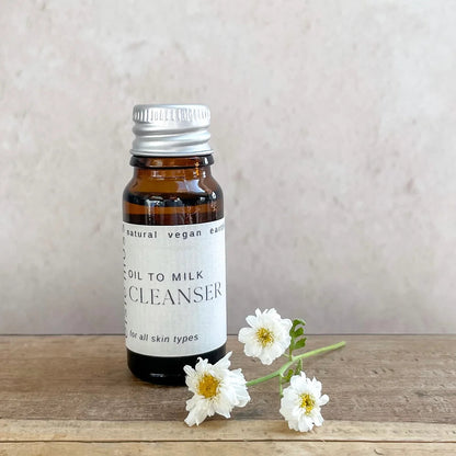 Oil to Milk Cleanser 10ml amber bottle