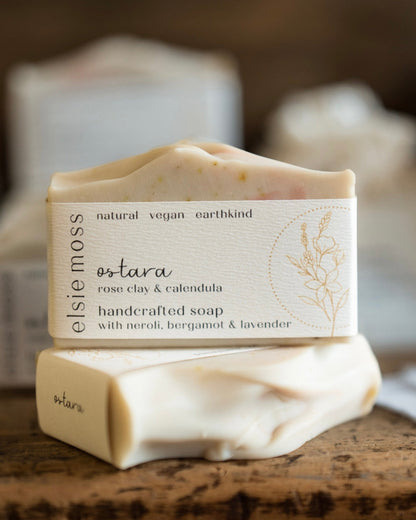 Handcrafted soap bar with &