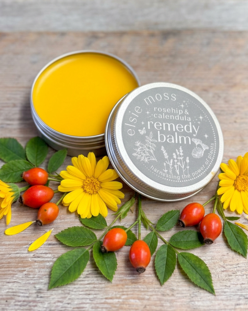 Rosehip and Calendula Remedy Balm