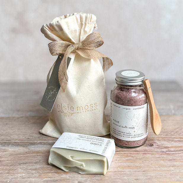 Mineral Bath Salts &amp; Soap Bar Gift Set