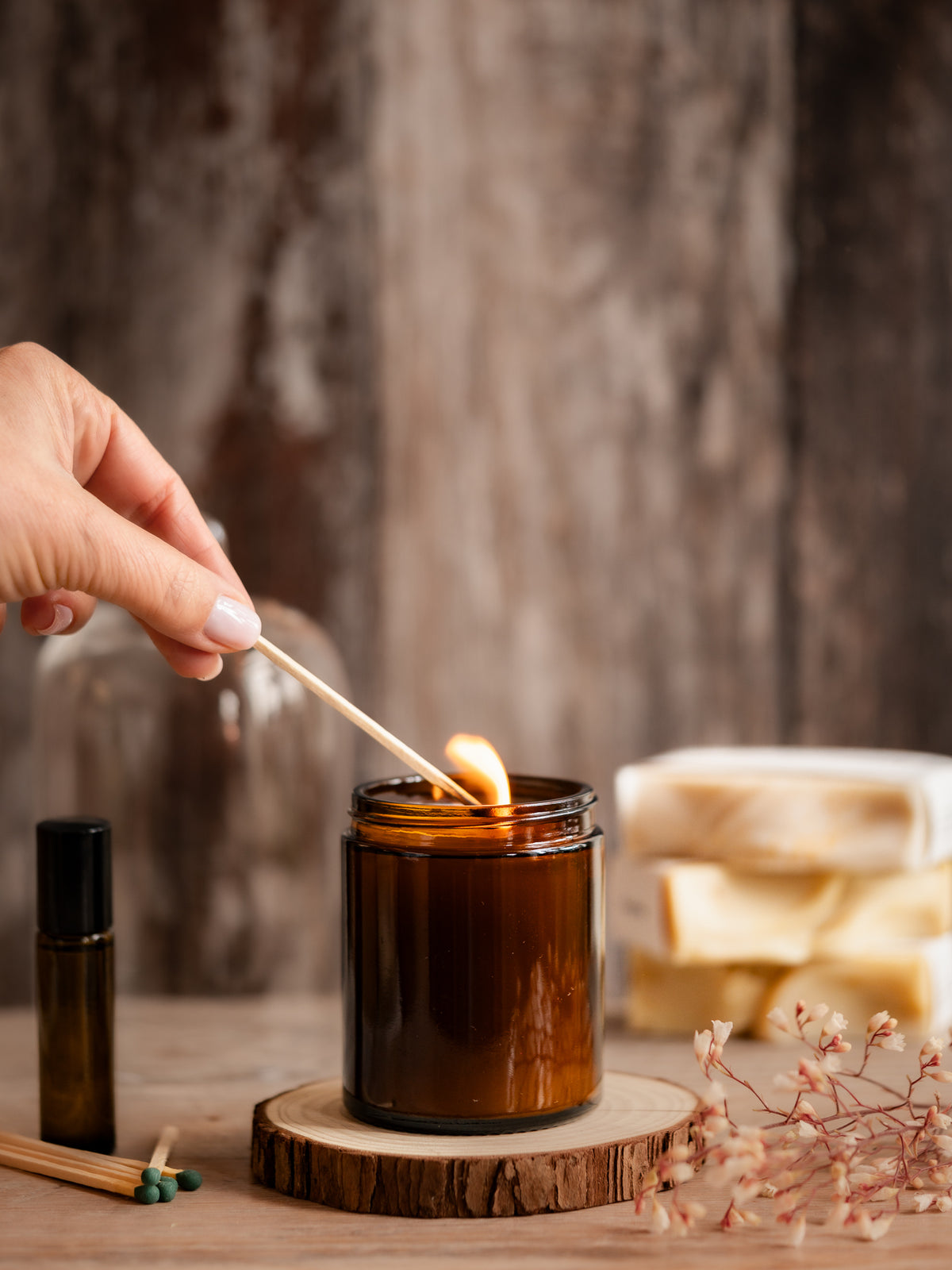 Mabon Autumn Candle