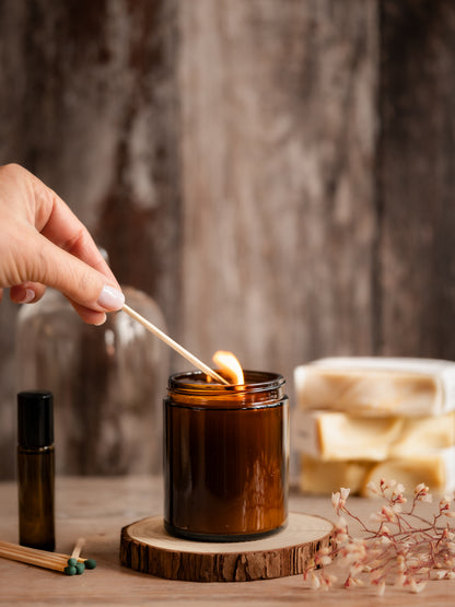 Mabon Autumn Candle