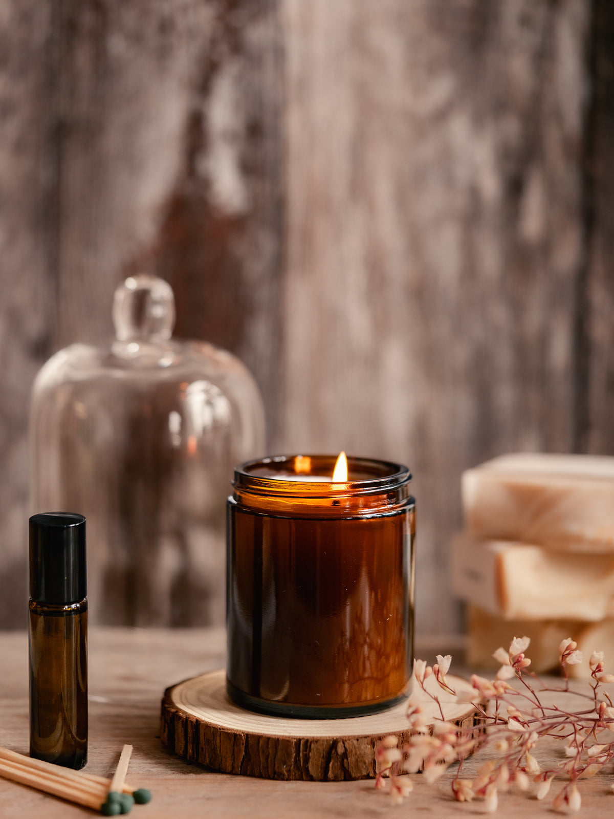 Mabon Autumn Candle