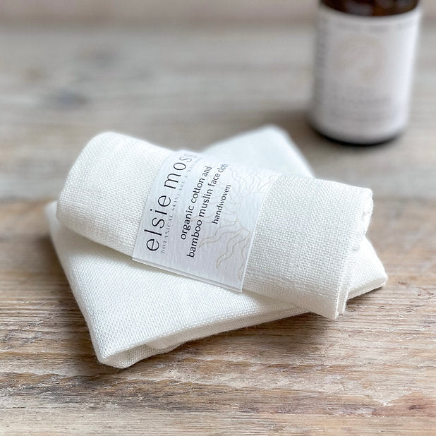 Organic Cotton Muslin Face Cloth