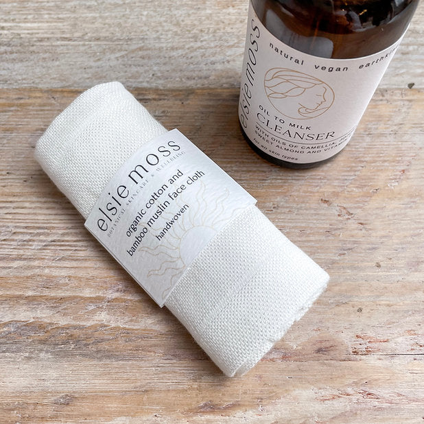 Organic Cotton Muslin Face Cloth