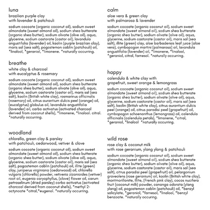 Set of Six Mini Soap Bars